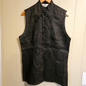 ISHYU 100% Linen Top